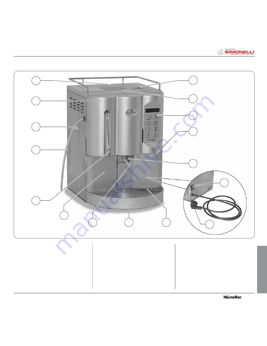 Nuova Simonelli MicroBar User Handbook Manual Download Page 142