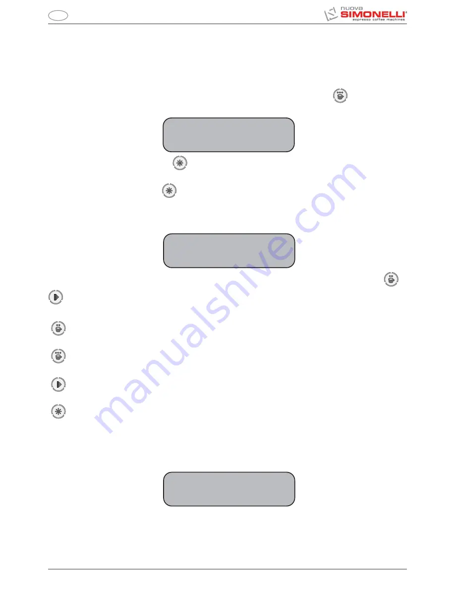 Nuova Simonelli MYTHOS User Handbook Manual Download Page 15