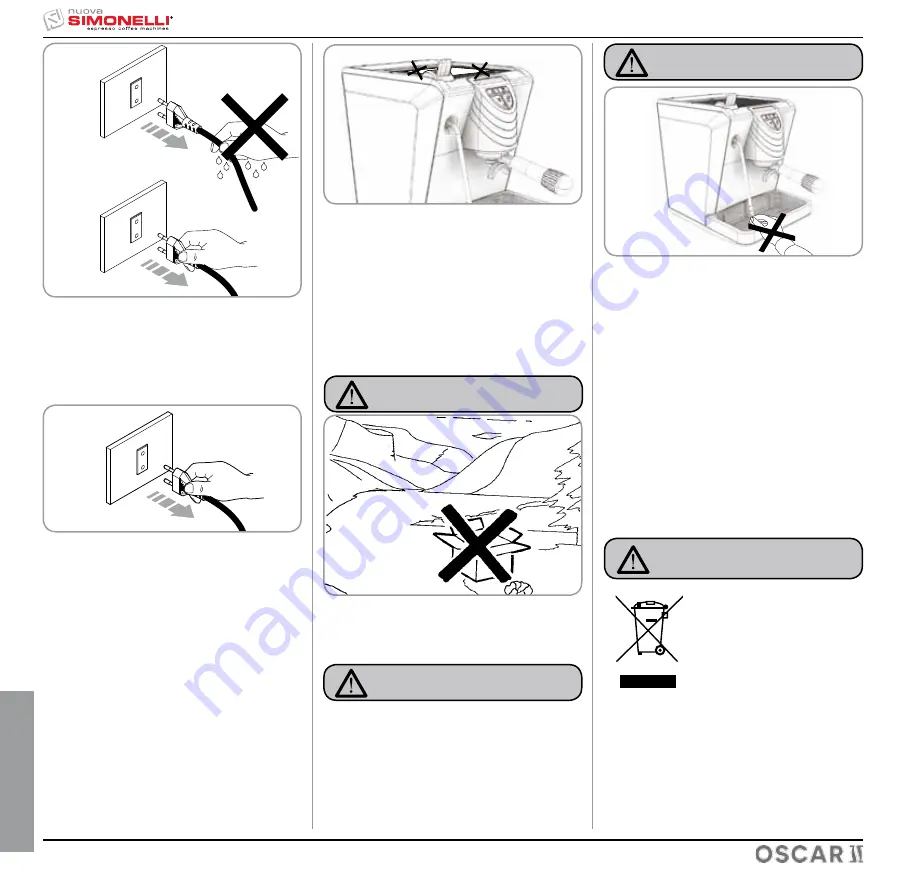 Nuova Simonelli Oscar II User Handbook Manual Download Page 56