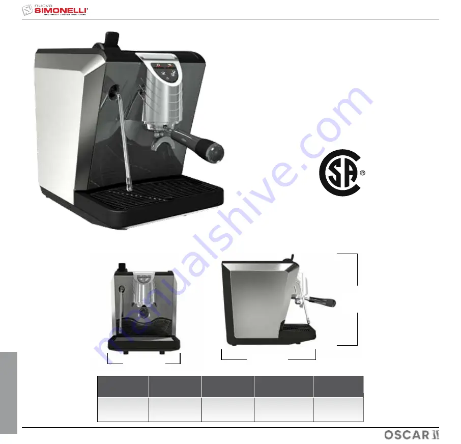 Nuova Simonelli Oscar II User Handbook Manual Download Page 58