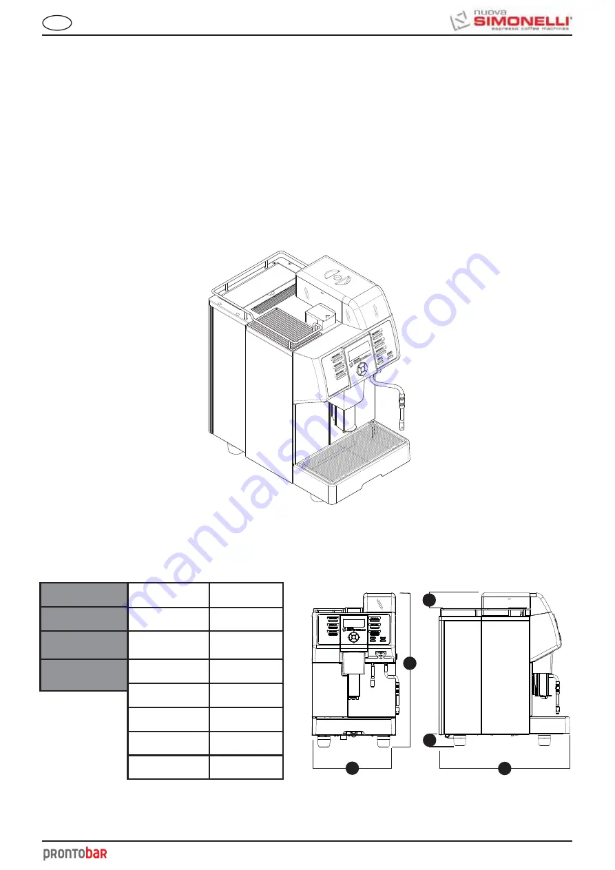 Nuova Simonelli PRONTOBAR Скачать руководство пользователя страница 109