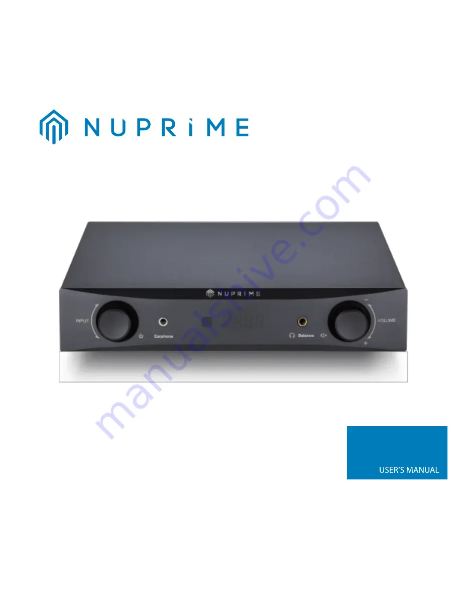 NuPrime DAC-9H User Manual Download Page 1