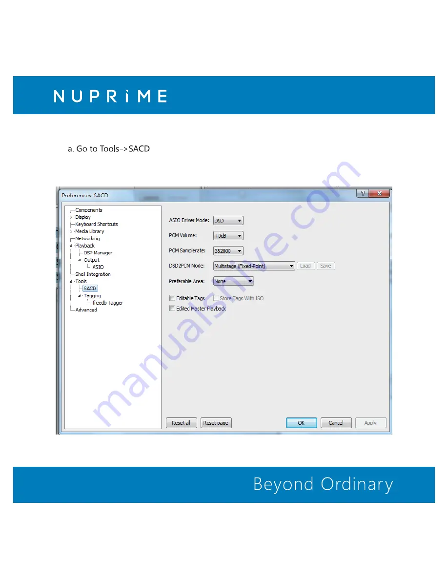 NuPrime DAC-9H User Manual Download Page 19