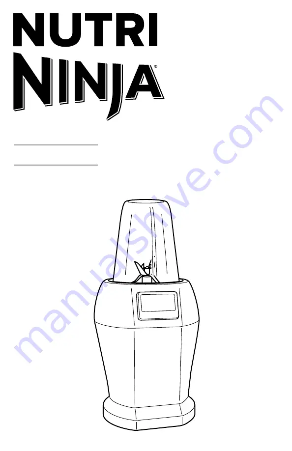 Nutri Ninja BL450ANZMN Owner'S Manual Download Page 1