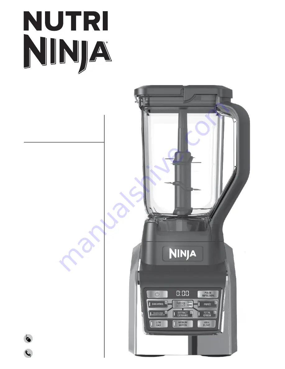 Nutri Ninja BlendMax DUO Instructions Manual Download Page 1