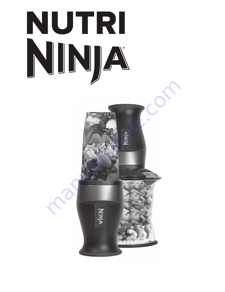 Nutri Ninja Nutri  QB3000 series Owner'S Manual Download Page 1