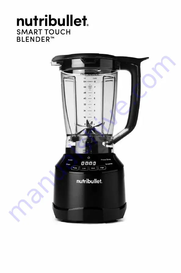 NUTRIBULLET Smart Touch Blender Скачать руководство пользователя страница 1