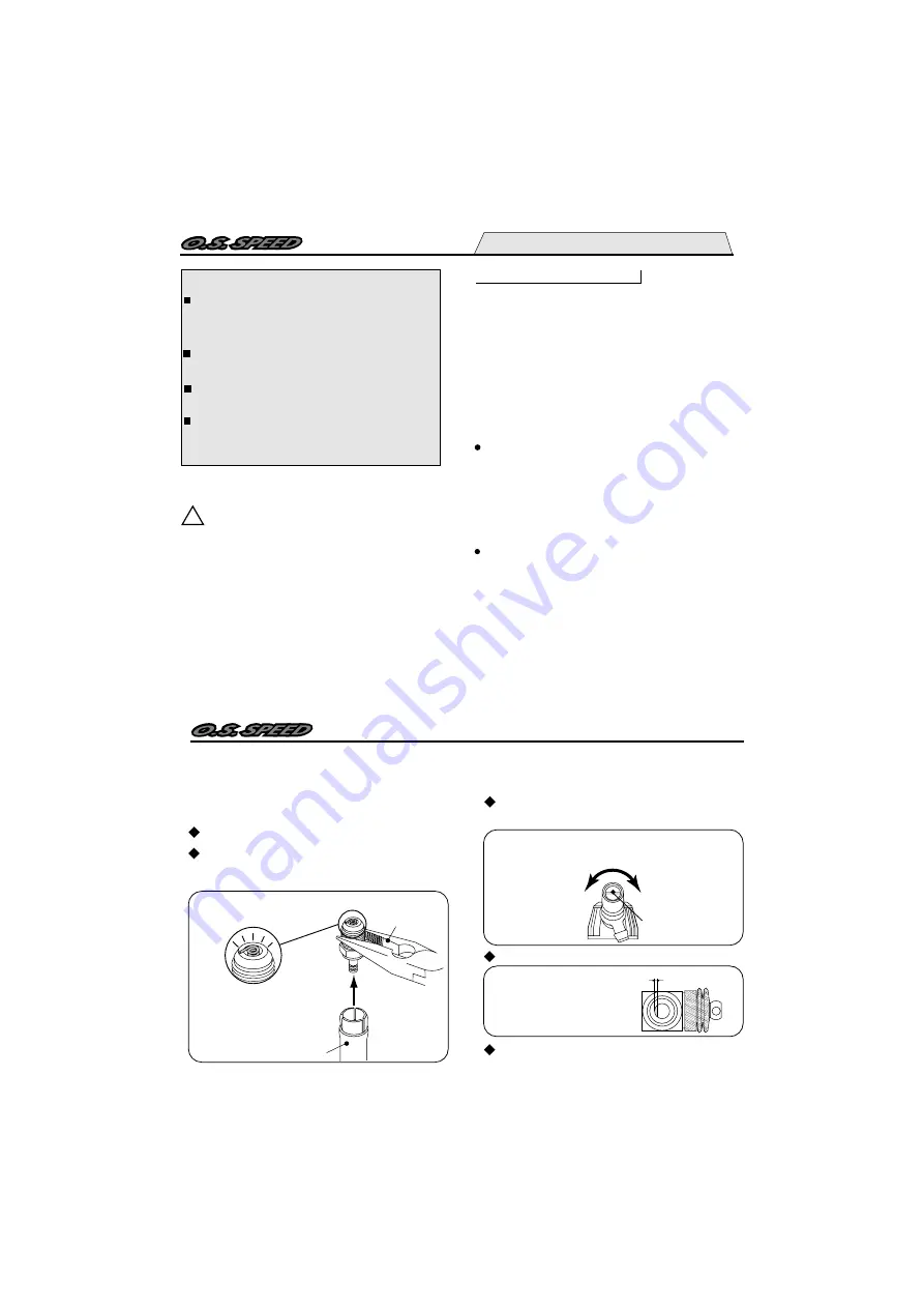 O.S. Speed 12xz Spec II Instruction Manual Download Page 10