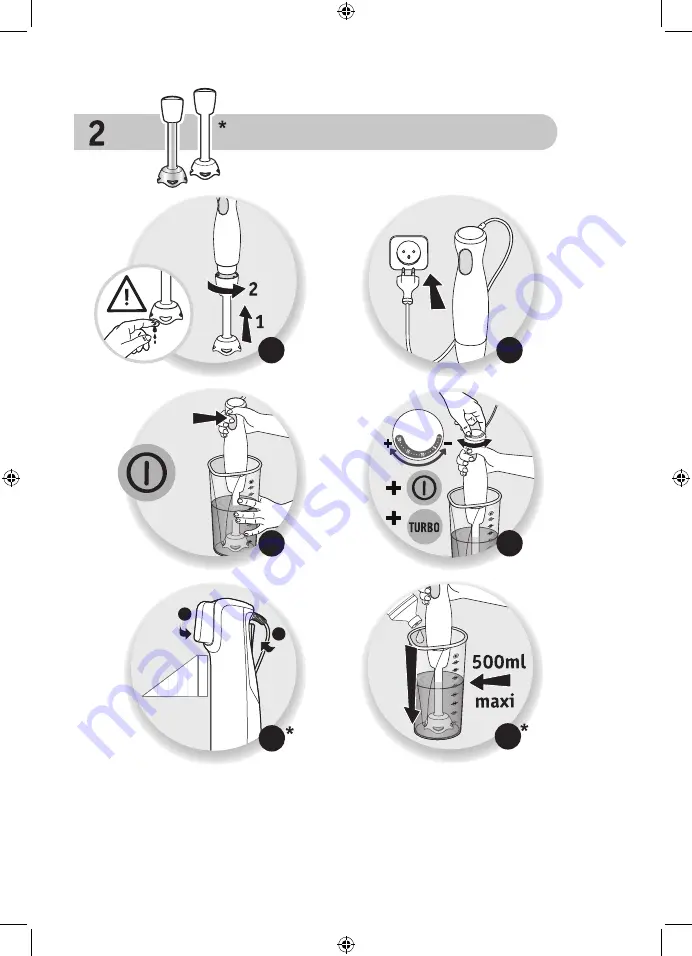 OBH Nordica InfinyForce Pro HN95HDS0 Manual Download Page 4