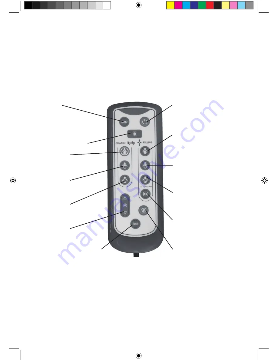 OBH Nordica SHIATSU MASSAGE TOTAL CONTROL Скачать руководство пользователя страница 12