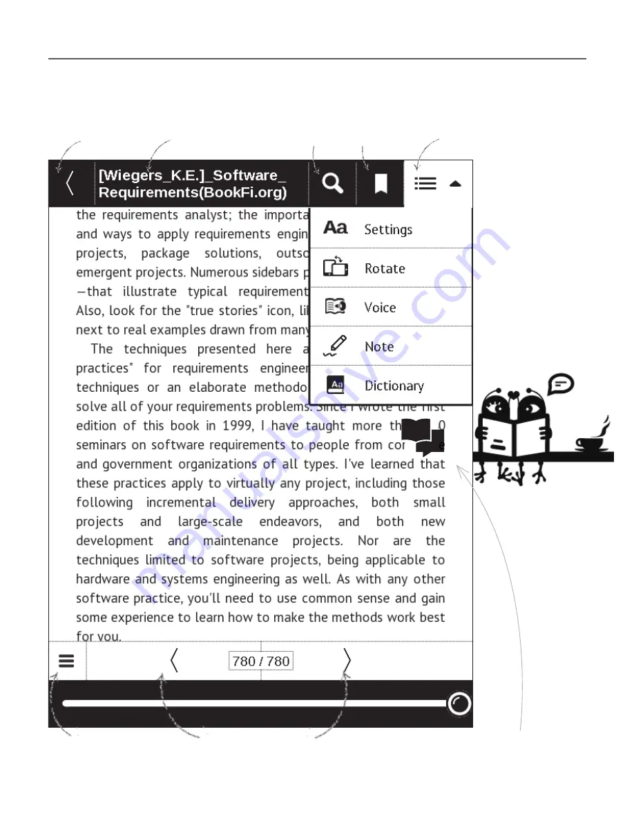 Obreey PocketBook Touch User Manual Download Page 45