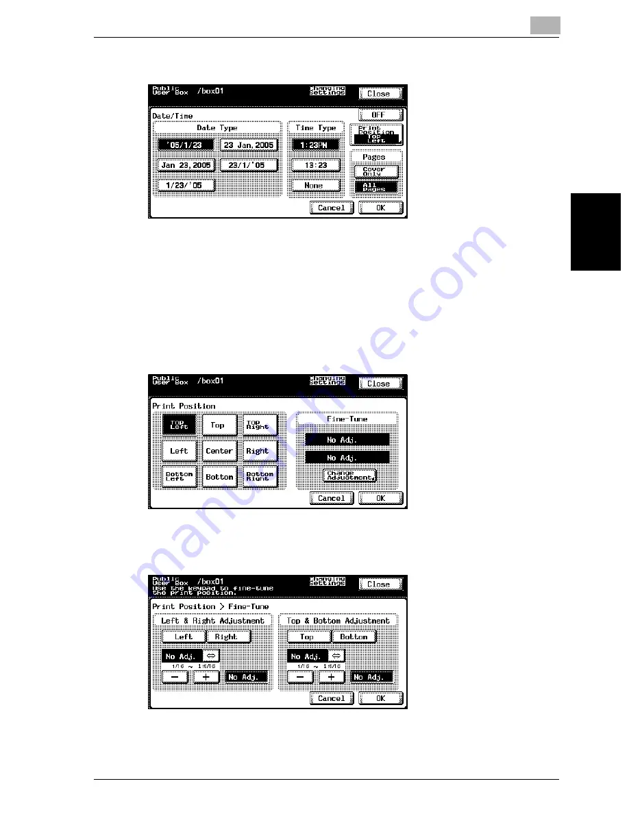 Oce cm3521 User Manual Download Page 62