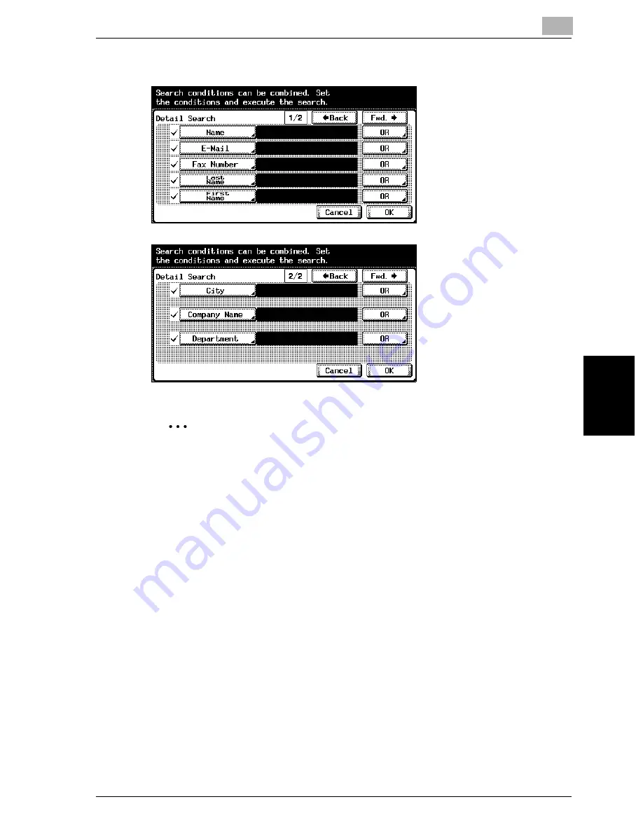 Oce cm3521 User Manual Download Page 118