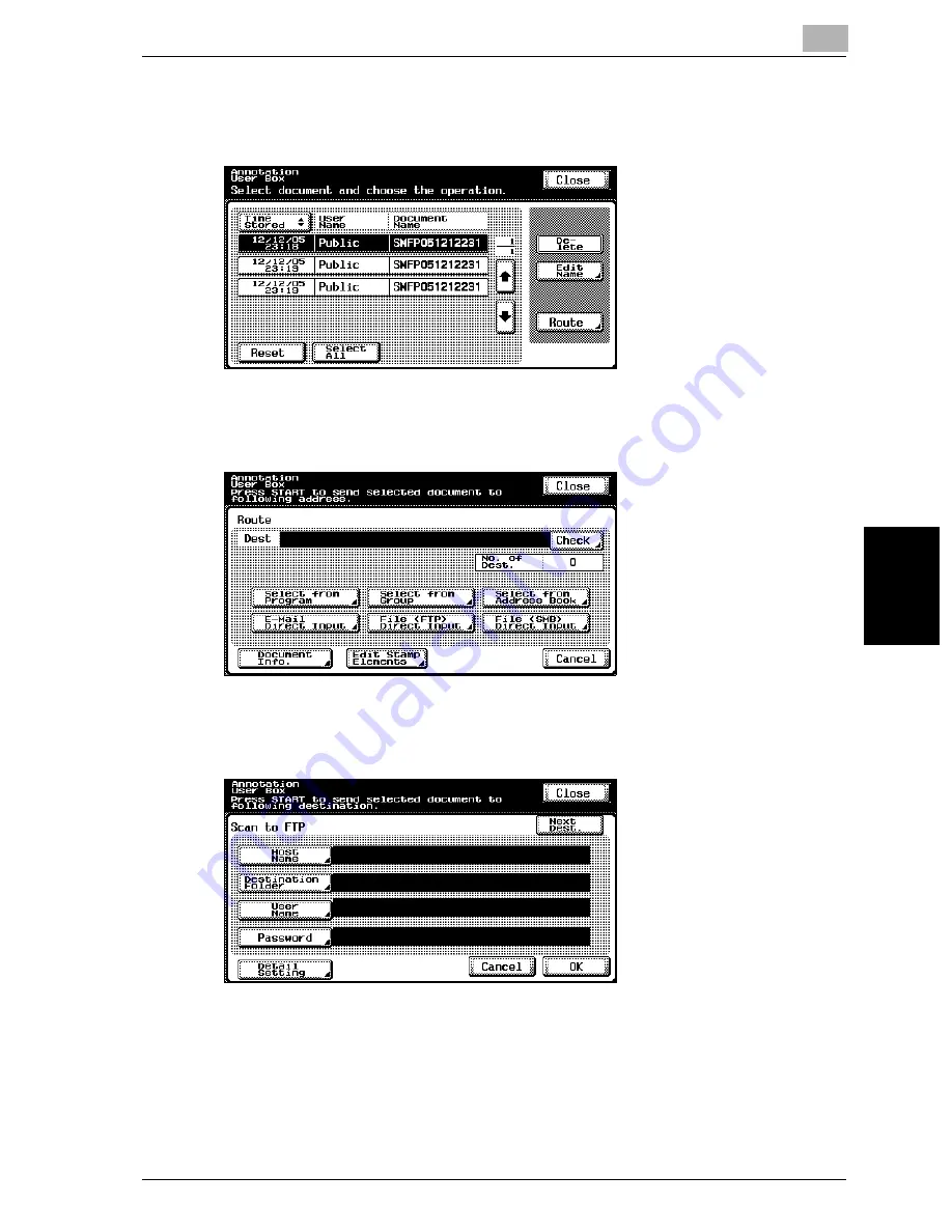 Oce cm3521 User Manual Download Page 122