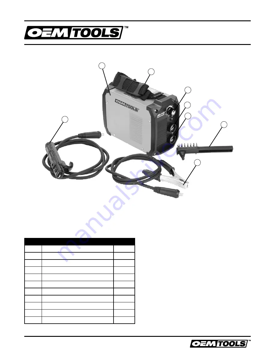 Oemtools 24818 Operating Instructions And Parts Manual Download Page 7