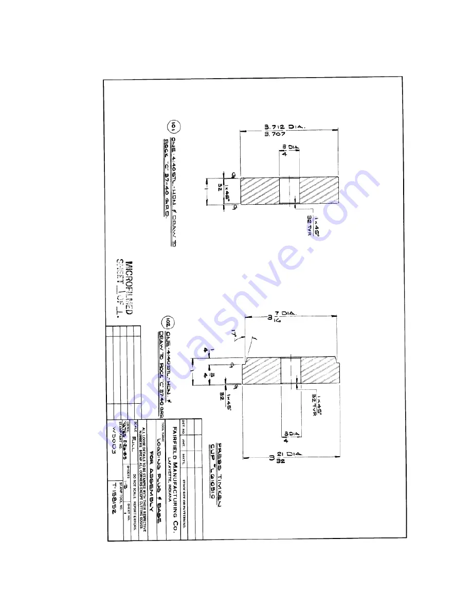 Oerlikon Fairfield Torque-Hub S40B Series Service Manual Download Page 42