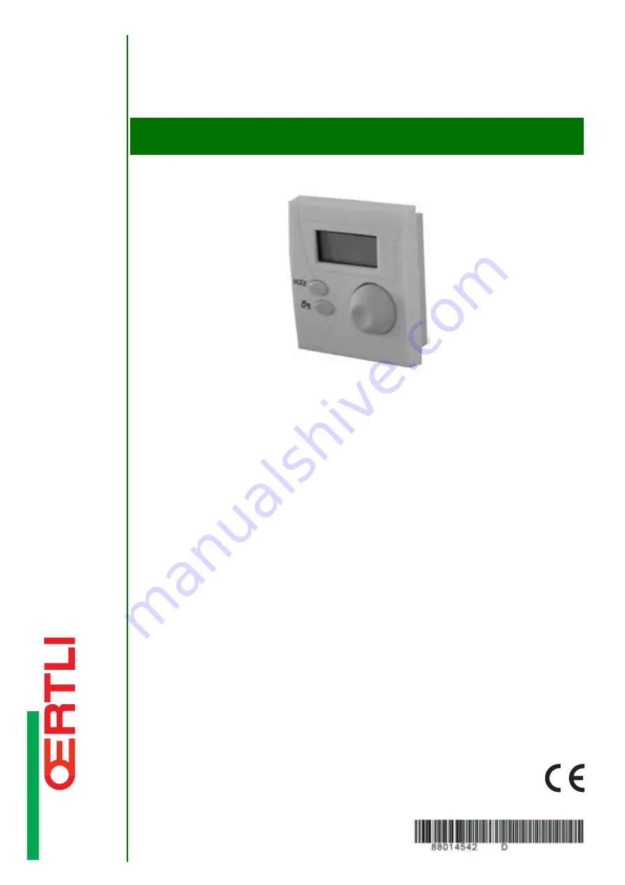 OERTLI AD194 Manual Download Page 1