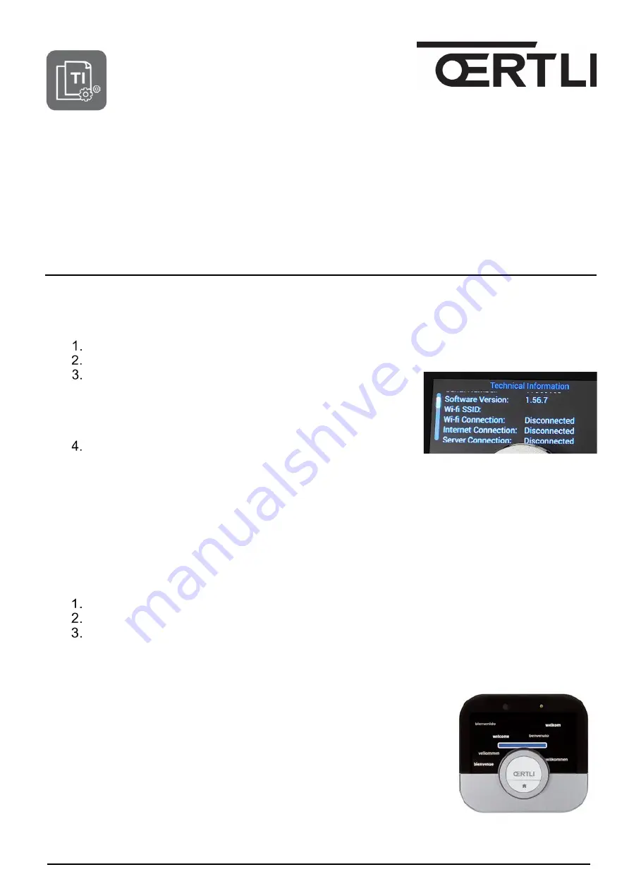 OERTLI OEtroSmart Technical Information Download Page 1