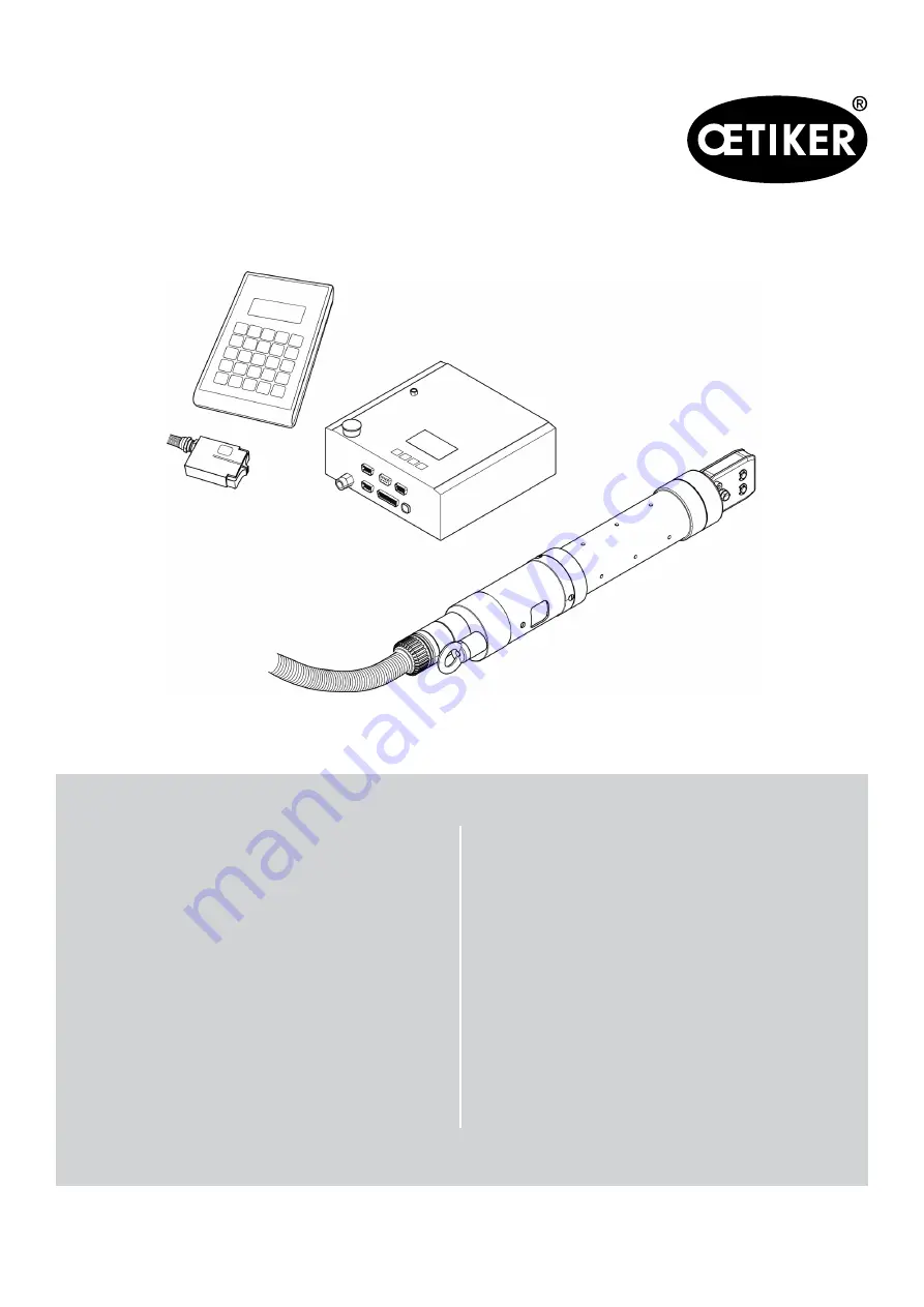 OETIKER ELK 02 Series Скачать руководство пользователя страница 1