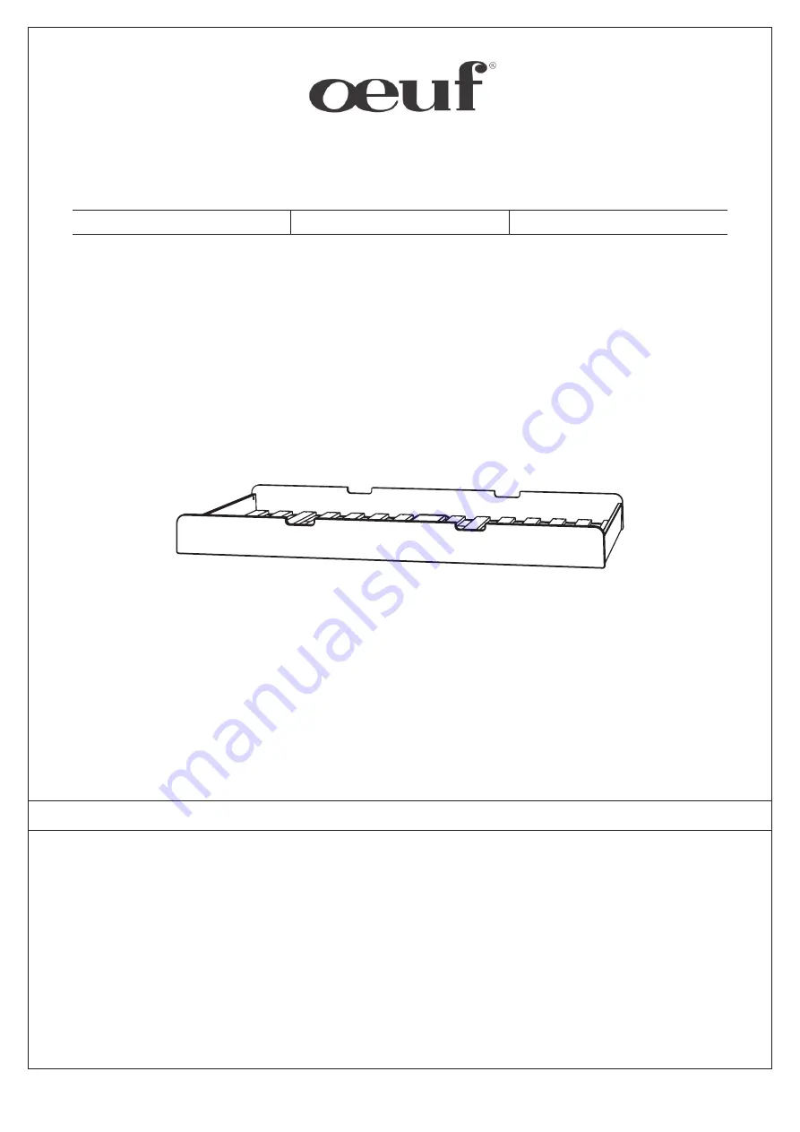 Oeuf 2RTR01 Quick Start Manual Download Page 1