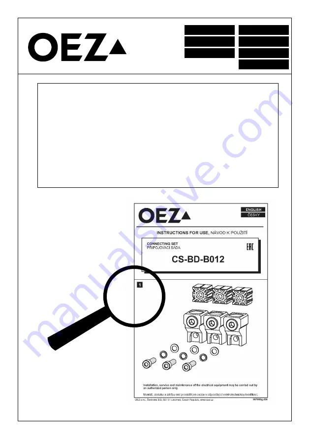 OEZ CS-BD-B012 Instructions For Use Manual Download Page 3