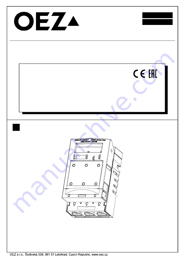 OEZ FH00-3 Series Скачать руководство пользователя страница 1