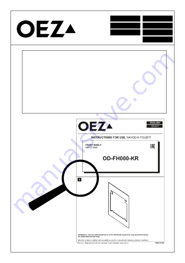 OEZ OD-FH000-KR Instructions For Use Manual Download Page 5