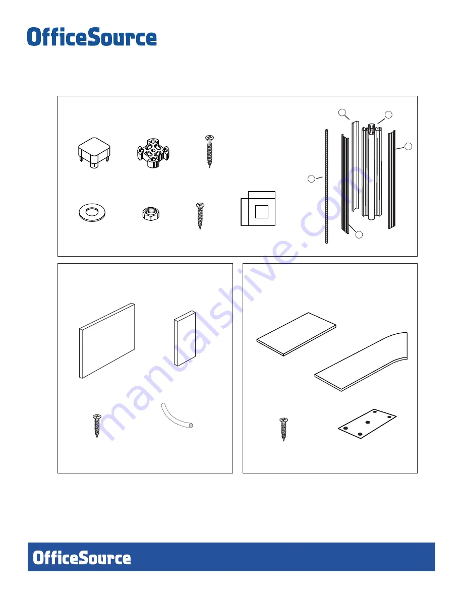 OfficeSource PB21236 Assembly Instructions Download Page 1