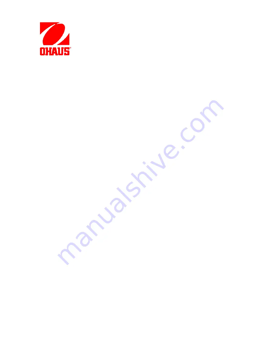 OHAUS GT4100DG Instruction Manual Download Page 1