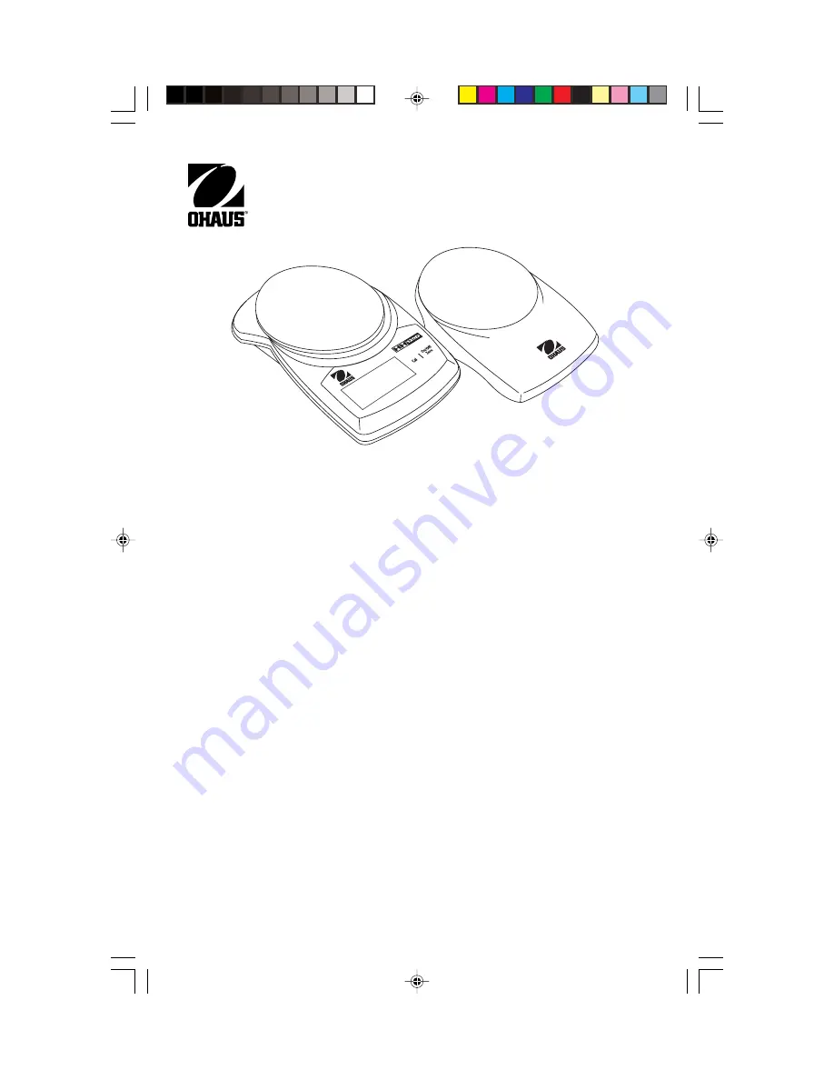 OHAUS HH 120D Operating Manual Download Page 12