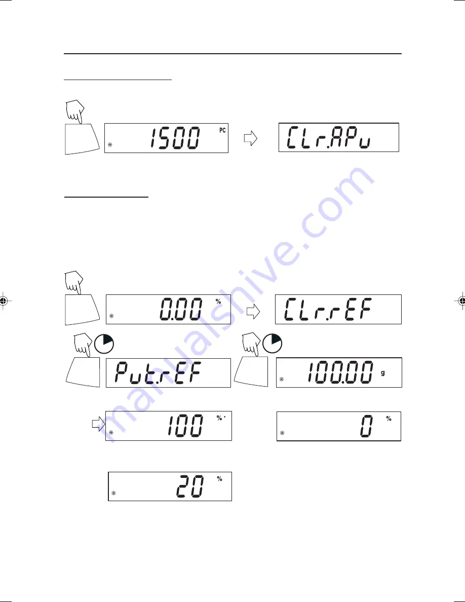 OHAUS JS1200 Instruction Manual Download Page 20