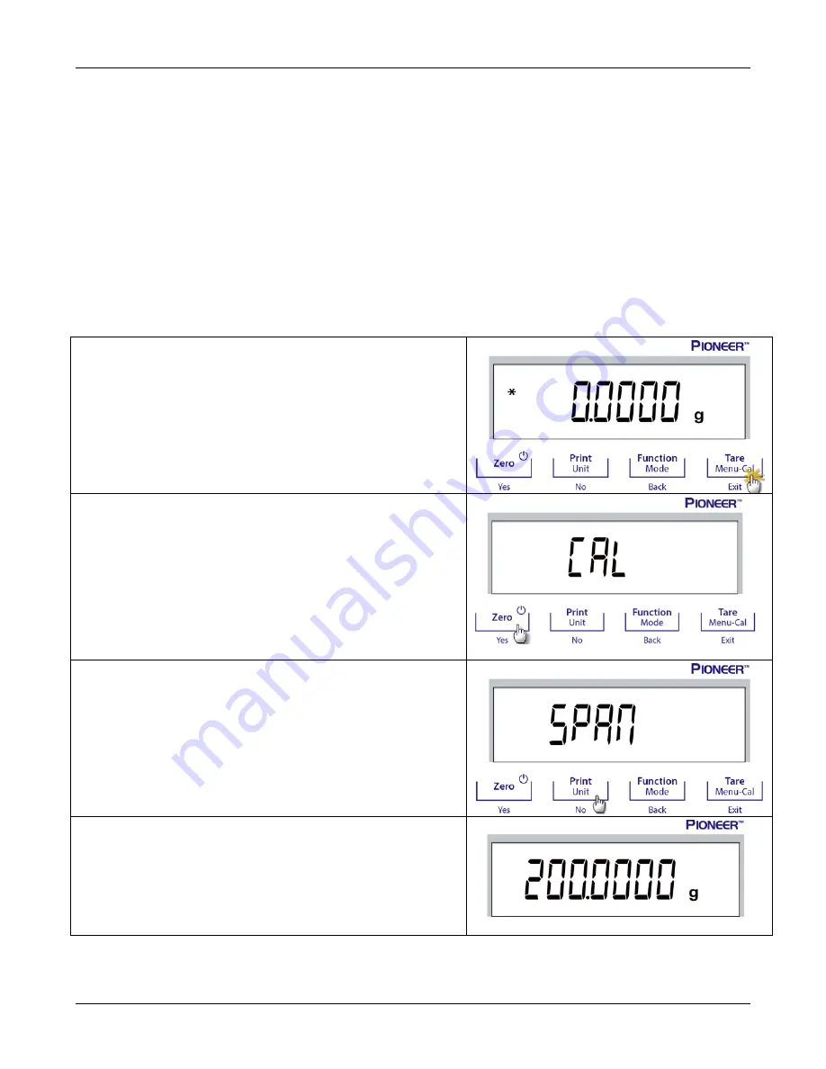 OHAUS Pioneer PJX Series Service Manual Download Page 43