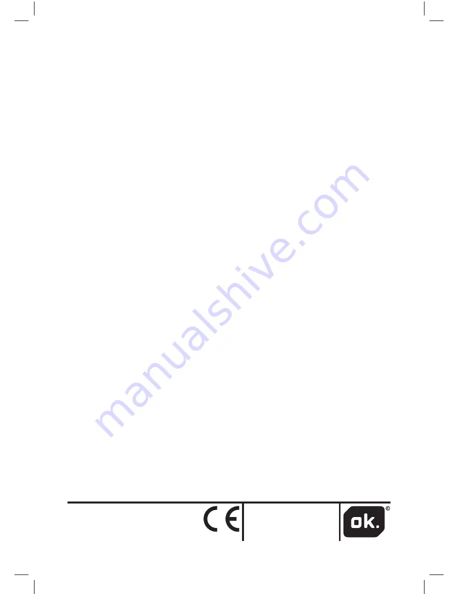 OK. OCM 102-W User Manual Download Page 64