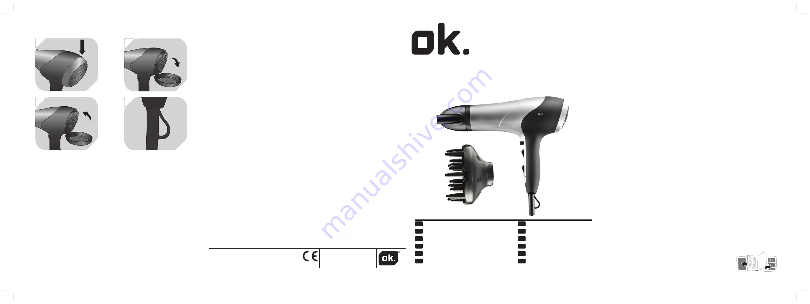 OK. OHD 205-S User Manual Download Page 1