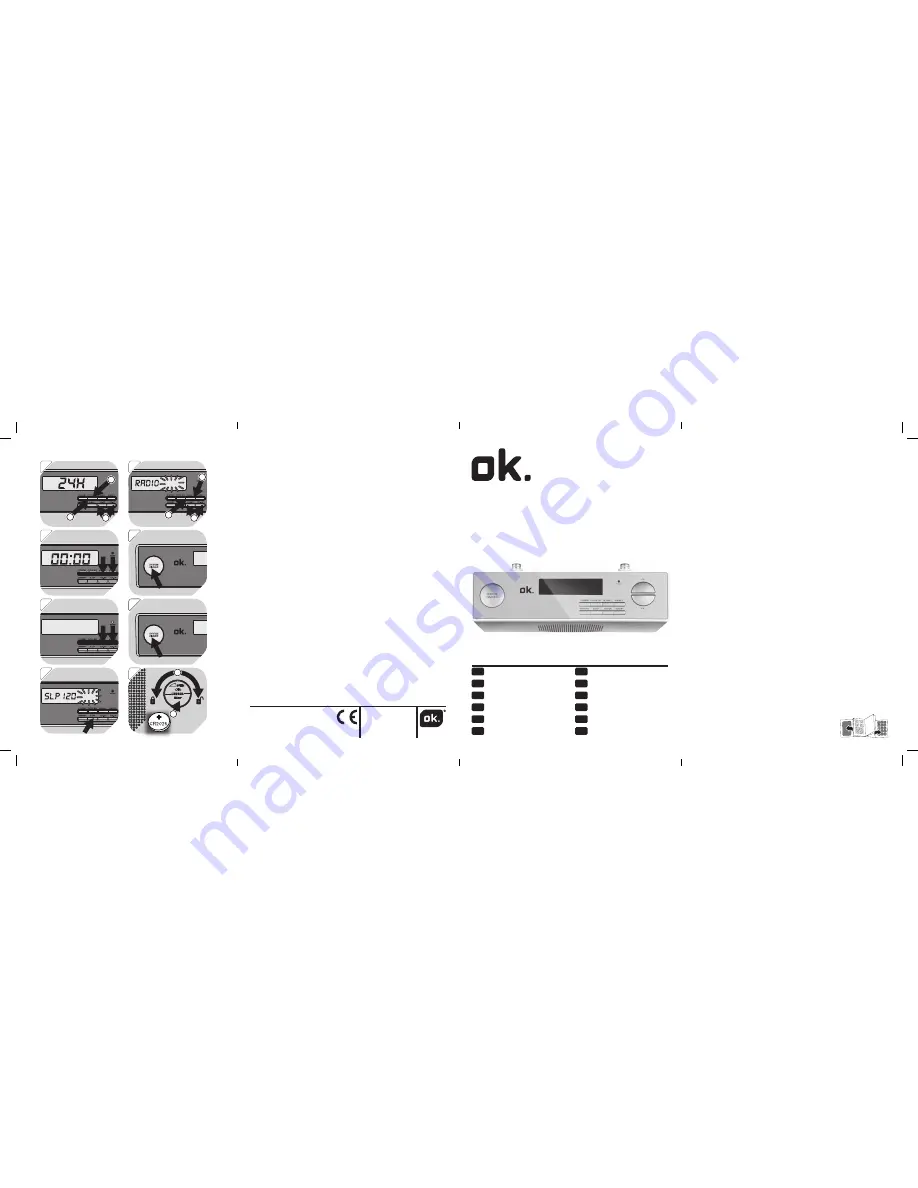 OK. OKR 110 User Manual Download Page 1