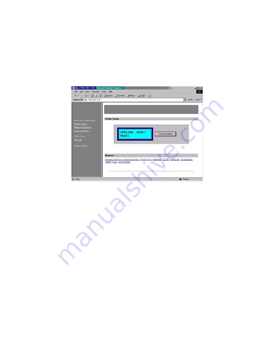 Oki C3600n (Portuguese) Manual Do Utilizador Download Page 159