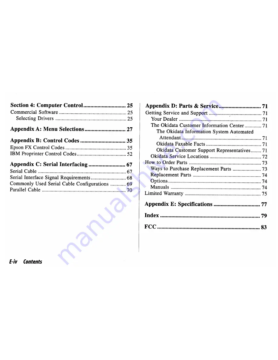 OKIDATA Pacemark 3410 User Manual Download Page 8