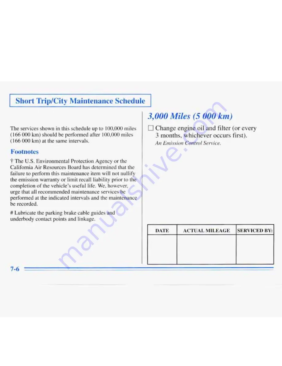 Oldsmobile 1996 Silhouette Owner'S Manual Download Page 312