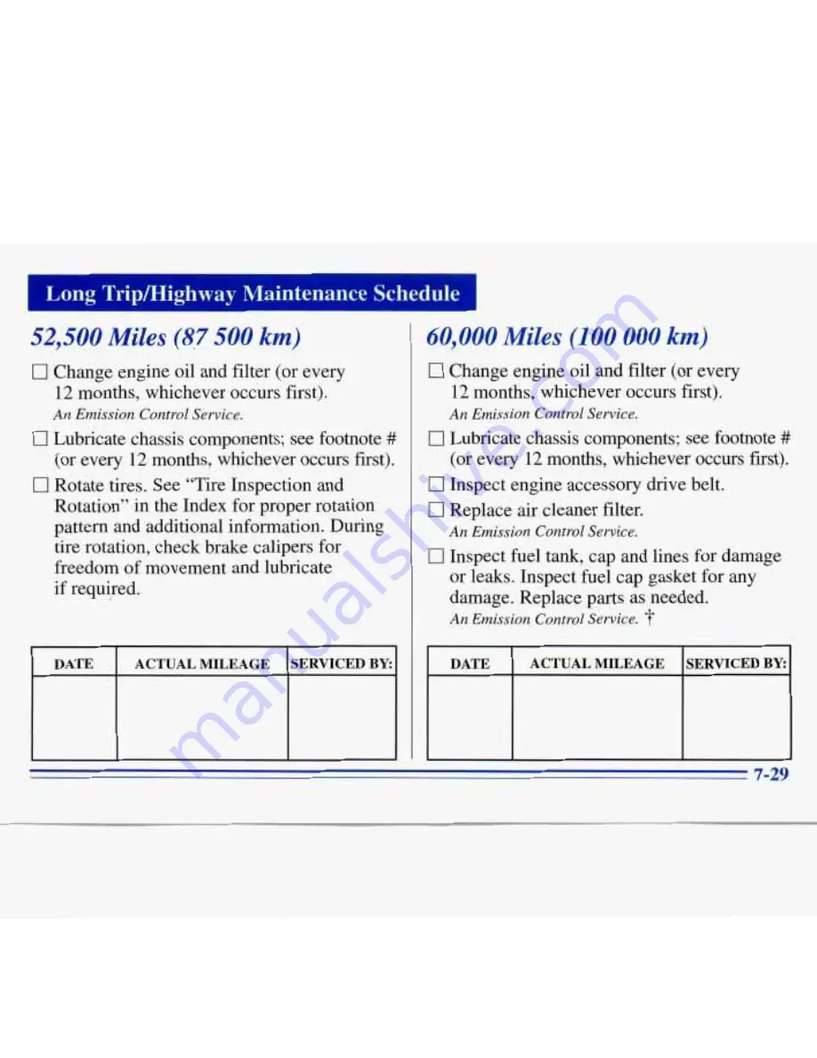 Oldsmobile 1996 Silhouette Owner'S Manual Download Page 335