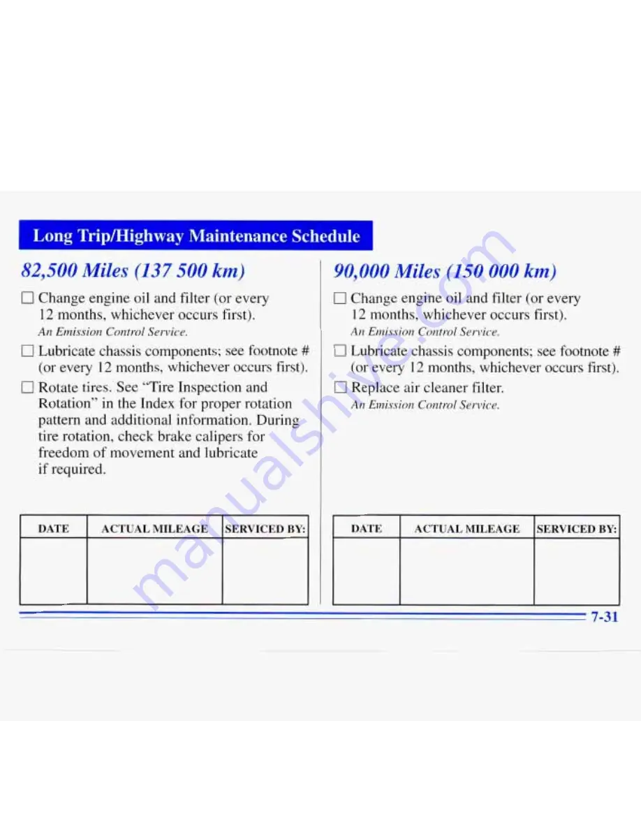 Oldsmobile 1996 Silhouette Owner'S Manual Download Page 337