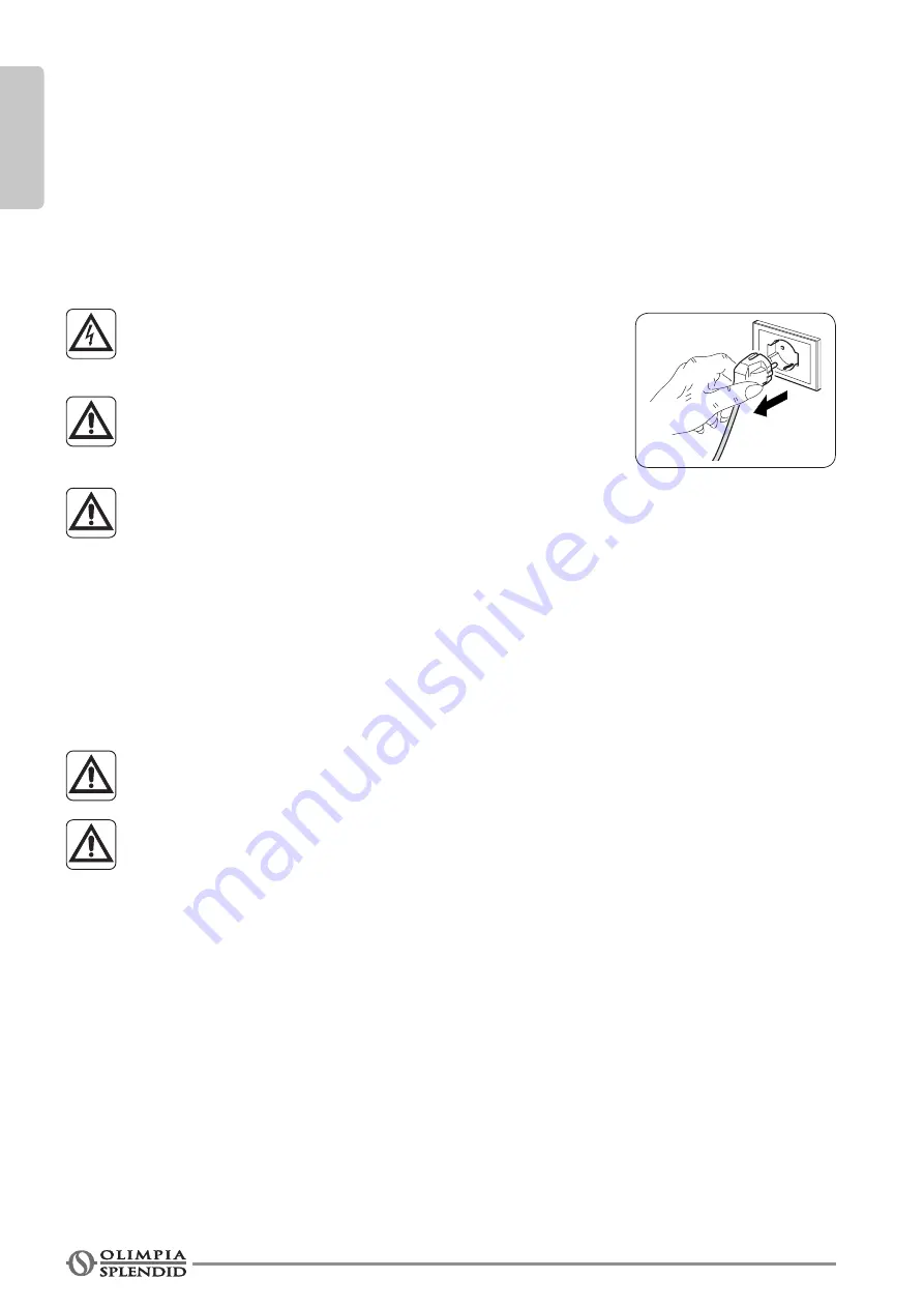 Olimpia splendid 02058 Instructions For Use And Maintenance Manual Download Page 40