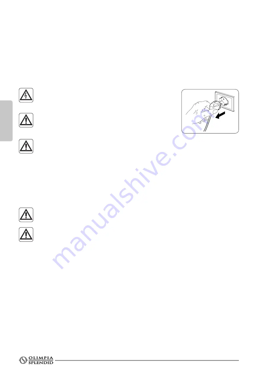 Olimpia splendid 02058 Instructions For Use And Maintenance Manual Download Page 104