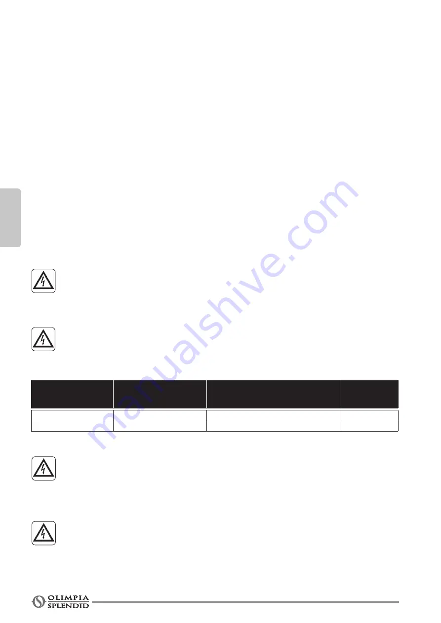 Olimpia splendid ARYAL S1 E 10 C Instructions For Use And Maintenance Manual Download Page 122