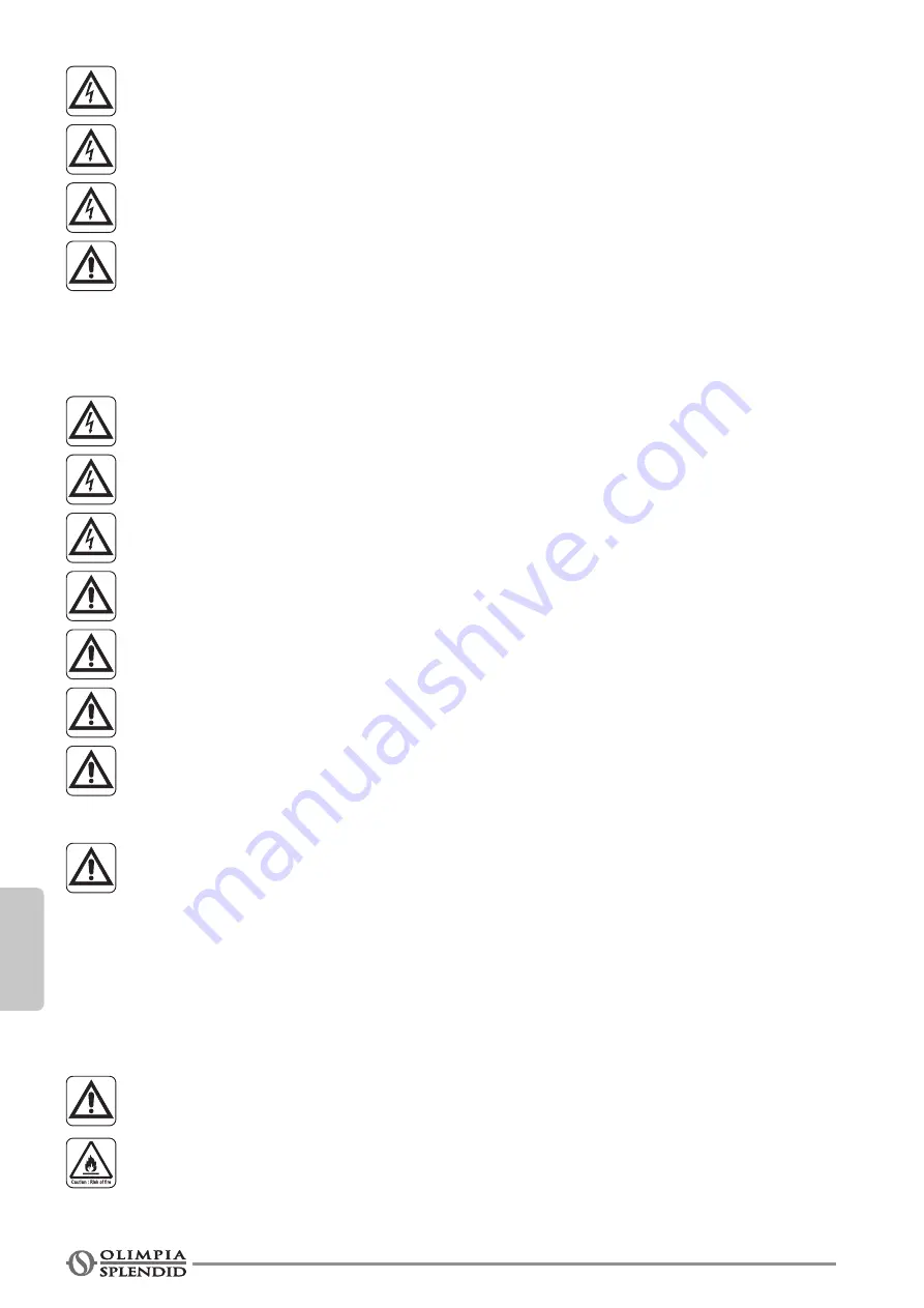 Olimpia splendid ARYAL S1 E 10 C Instructions For Use And Maintenance Manual Download Page 228