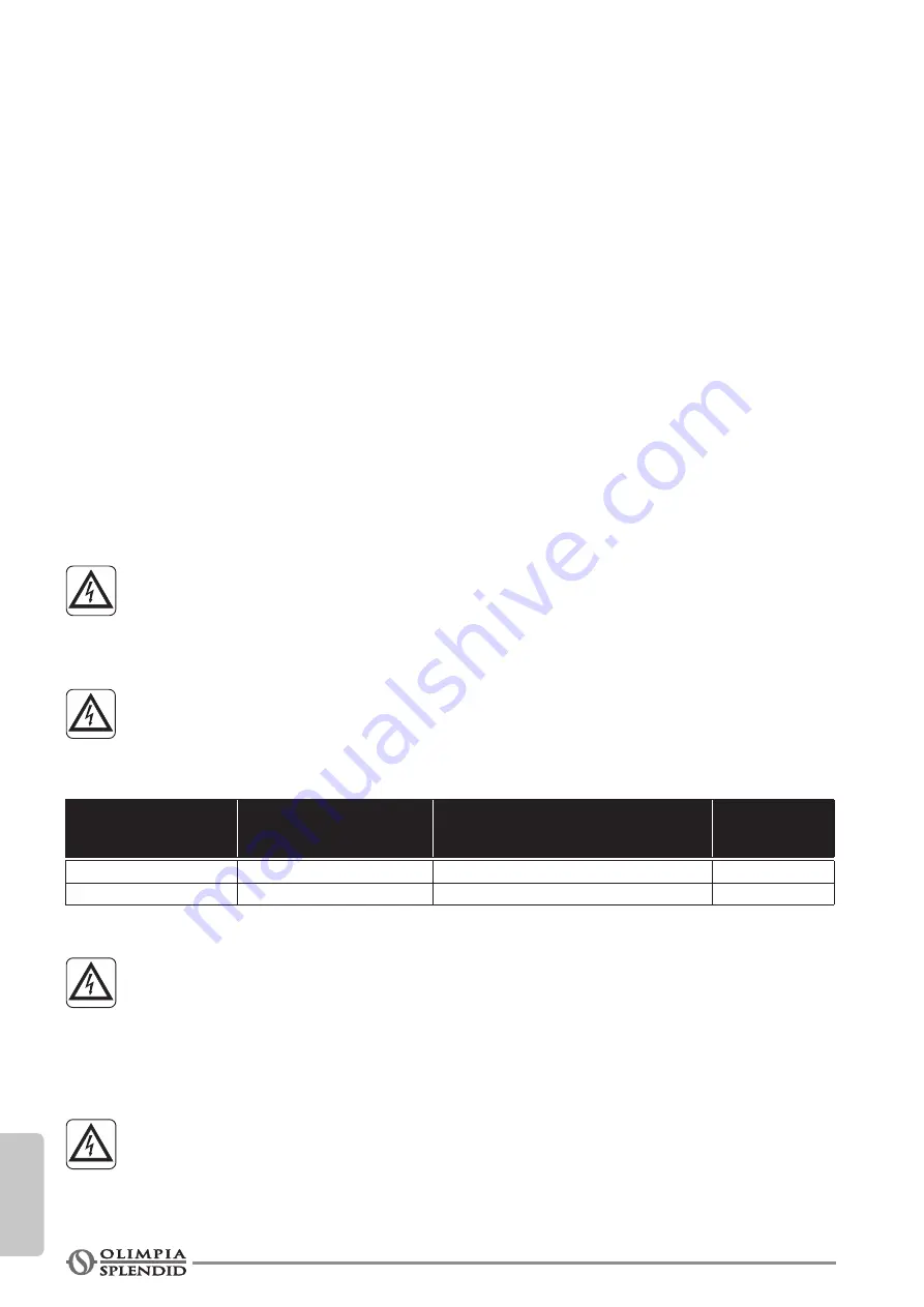 Olimpia splendid ARYAL S1 E 10 C Instructions For Use And Maintenance Manual Download Page 302