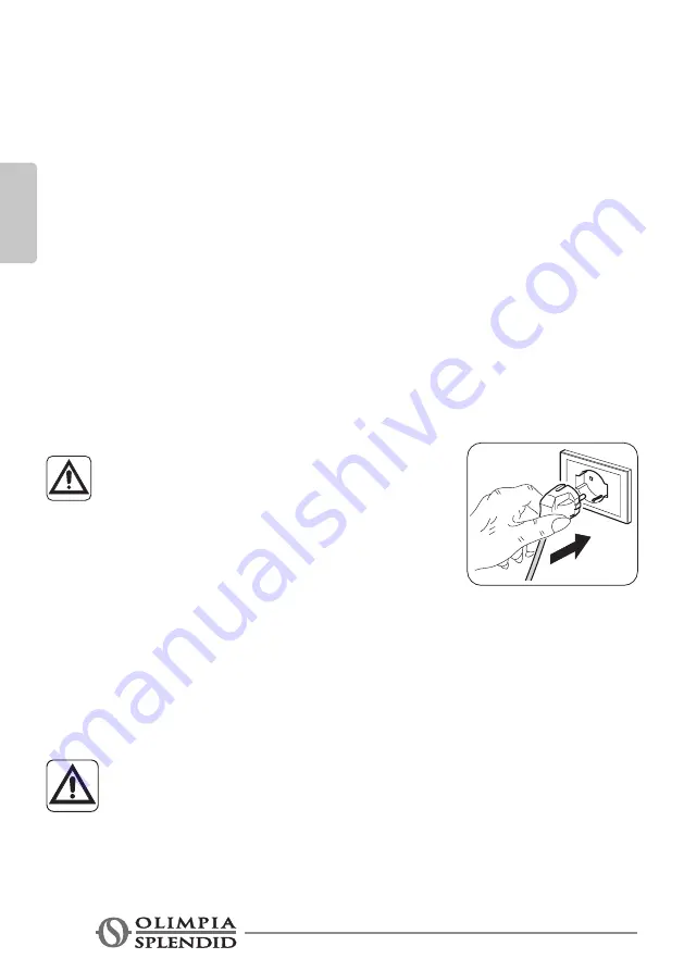 Olimpia splendid CALDOSILENT Instructions For Installation, Use And Maintenance Manual Download Page 32