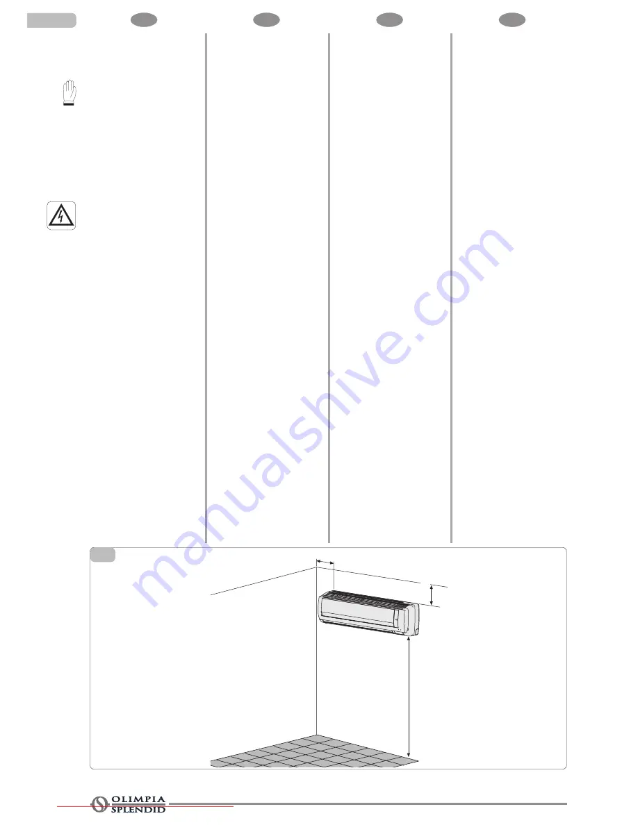 Olimpia splendid DIFFUSIONE 10.5 HP HE Instructions For Installation, Use And Maintenance Manual Download Page 22