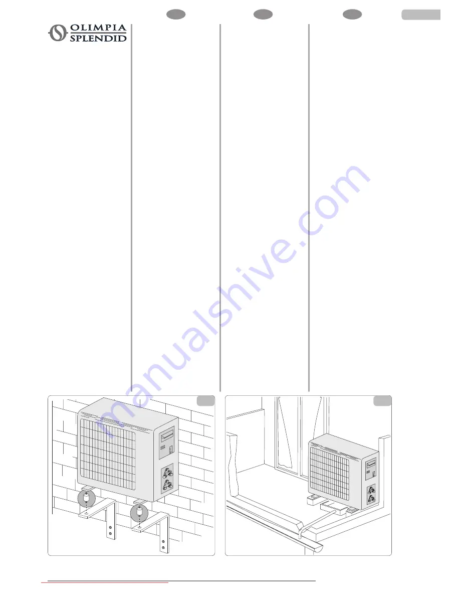 Olimpia splendid DIFFUSIONE 10.5 HP HE Instructions For Installation, Use And Maintenance Manual Download Page 37