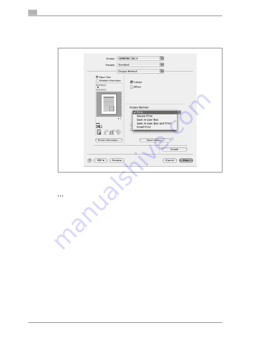 Olivetti D-color MF 250 Plus Operating Instructions Manual Download Page 142