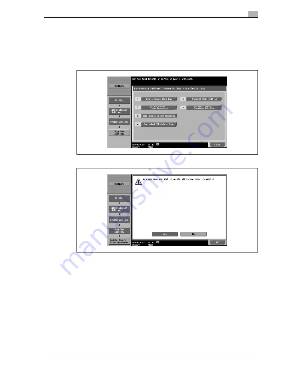 Olivetti D-color MF 250 Plus Operating Instructions Manual Download Page 217